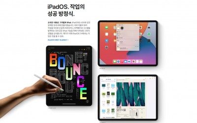 신형 아이패드 프로는 iPadOS 14.5를 지원한다. 사진=애플