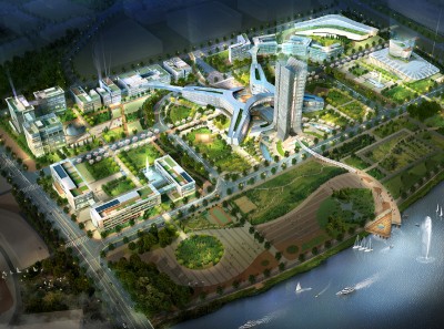 인천청라의료복합타운 조감도.