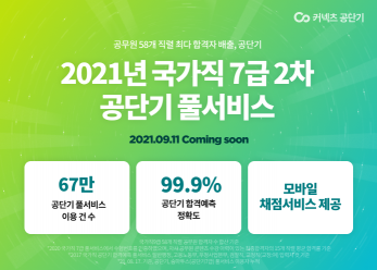 공단기, 국가직 7급 2차 ‘합격예측 풀서비스’ 사전 예약 이벤트