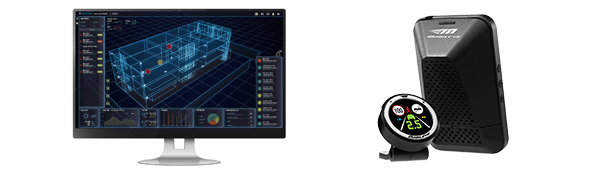 사진 좌: 3D관제 솔루션 ‘SAFE ONE’   좌: 첨단안전보조시스템 ‘모빌아이6K’