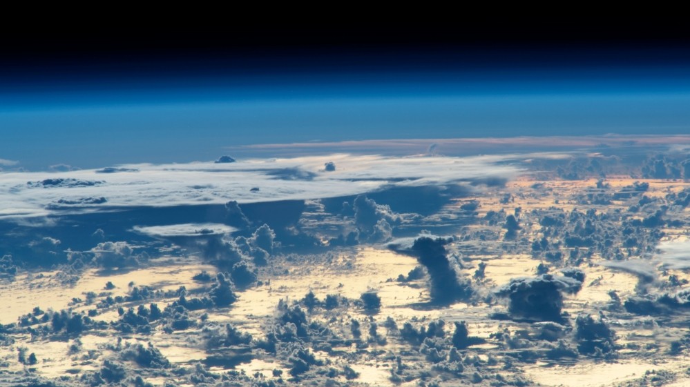 2021년 11월 4일(현지 시각) 캐나다 노바스코샤주 인근 대서양 상공. 사진=미 항공우주국(NASA) 지구관측소/국제우주정거장(ISS) EHDC