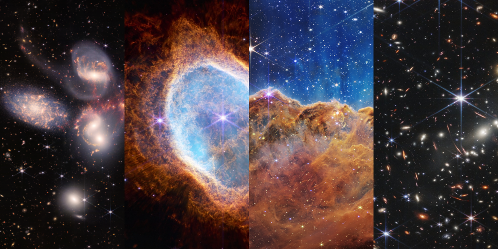 제임스 웹 우주망원경으로 촬영한 우주. 사진=NASA/ESA/CSA/STScI