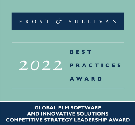 센트릭소프트웨어, Frost & Sullivan 2022 글로벌 PLM소프트웨어 및 혁신 솔루션 경쟁 전략 리더십상 수상