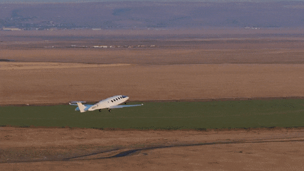 순수 전기 동력 여객기 ‘앨리스’ 시험 비행. 사진=에비에이션 에어크래프트.