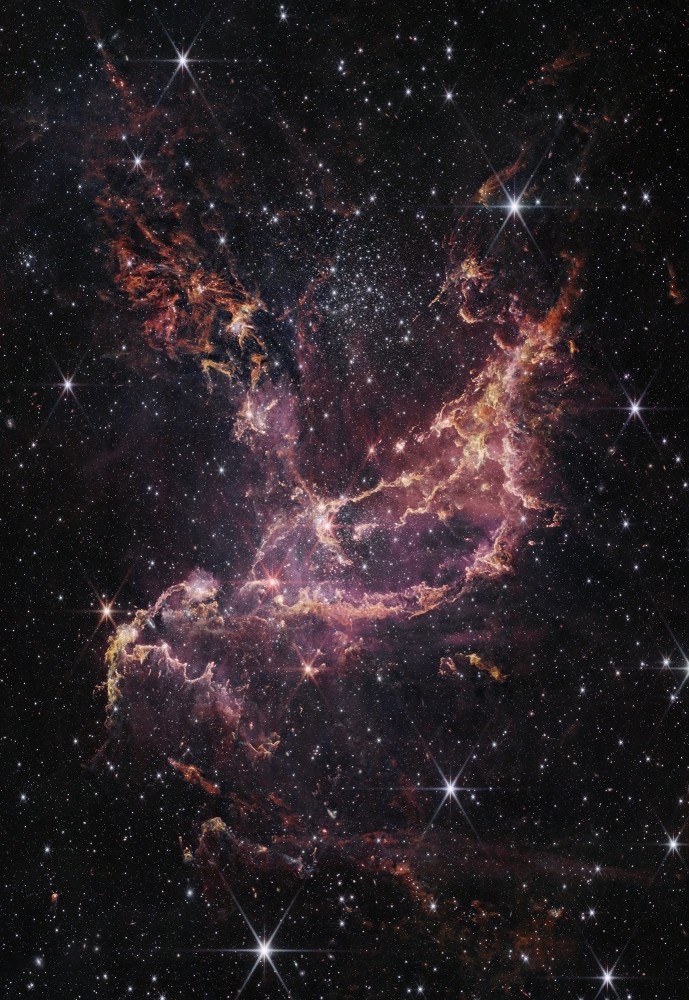제임스 웹 우주망원경으로 촬영한 NGC 346. 사진=미 항공우주국(NASA)