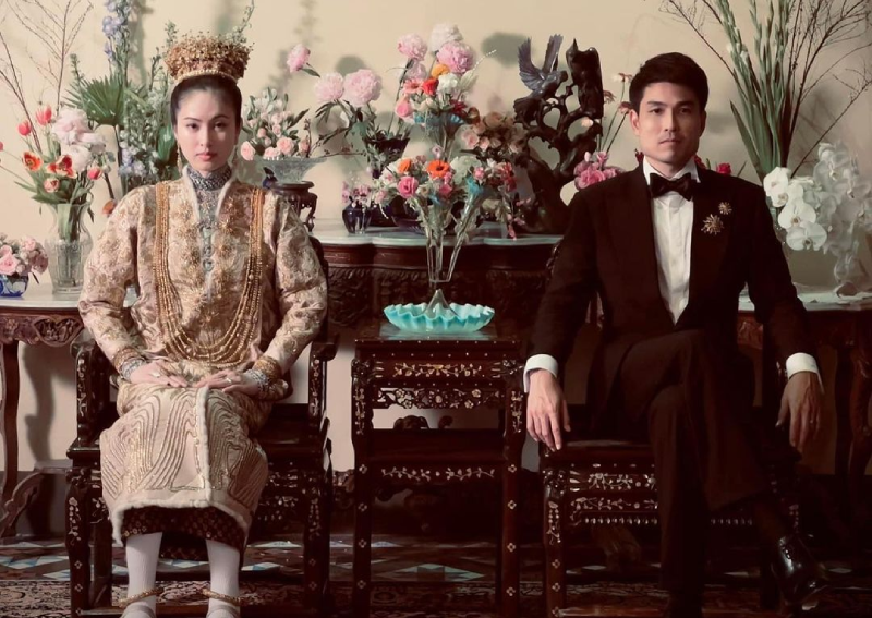 ‘가장 아름다운 트랜스젠더’라고 불리는 태국 방송인 ‘농포이’와 사업가 ‘오크 파콰 홍욕’의 결혼식. 사진=농포이 인스타그램 캡처