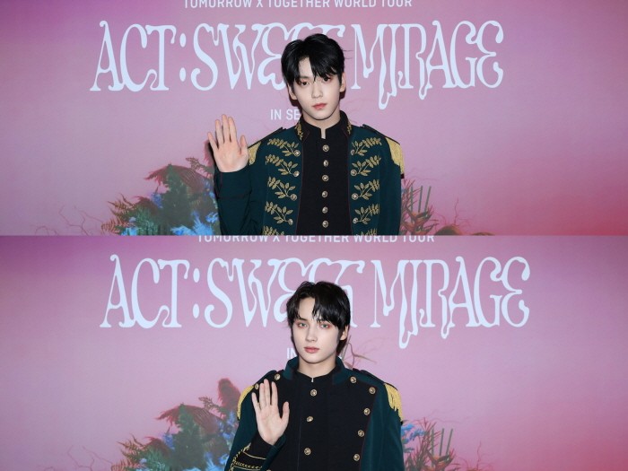 26일 서울 송파구 올림픽공원 KSPO DOME에서는 투모로우바이투게더(TXT) 월드투어 'ACT : SWEET MIRAGE'(액트 : 스윗 미라지) 서울 기념 간담회가 열렸다. (사진=빅히트뮤직 제공)