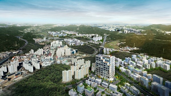 목감역 위타워 원거리 조감도. 사진=(주)위씨앤디 제공
