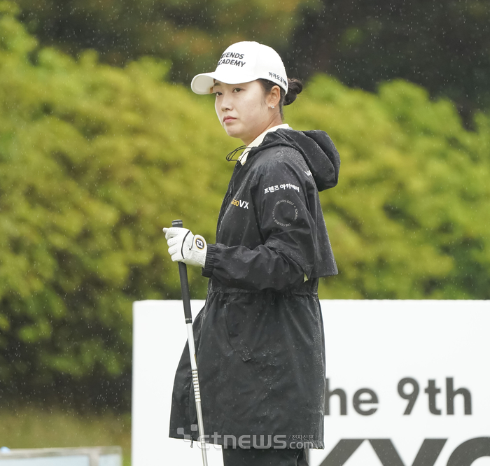 [포토] 한진선, 차분하게 티샷 준비해요