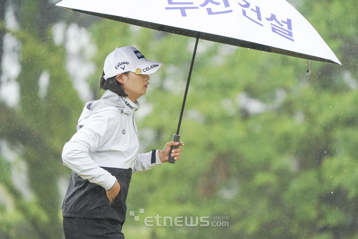 [포토] 박결, 첫홀 파로 홀아웃해요