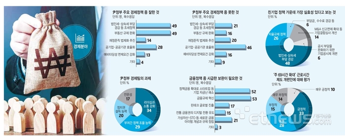 윤석열 정부의 정책 설문조사 결과