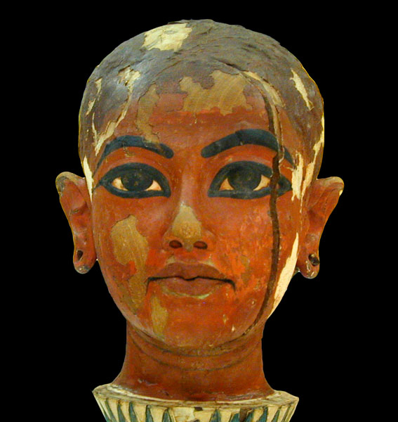 투탕카멘 무덤에서 나온 ‘네페르템의 머리’. 사진=이집트 박물관