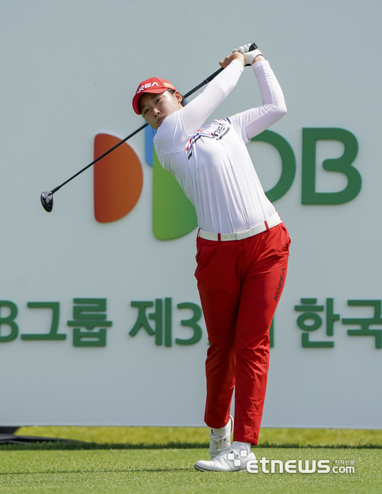 [포토] 김민솔, 국가대표의 스윙이에요