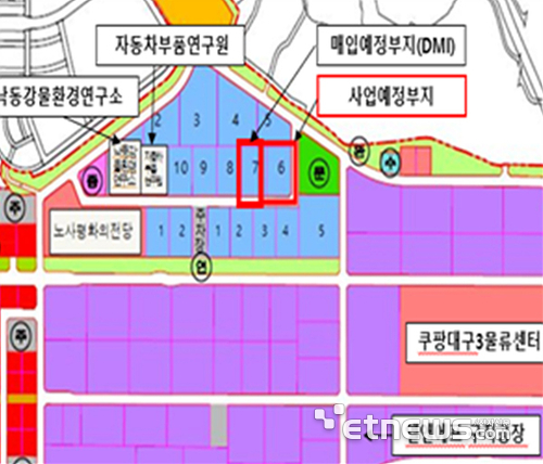 대구지역 정밀기계가공산업을 지원할 정밀기계가공산업 종합기술지원센터가 19일 착공했다. 센터 건립 예정 부지.