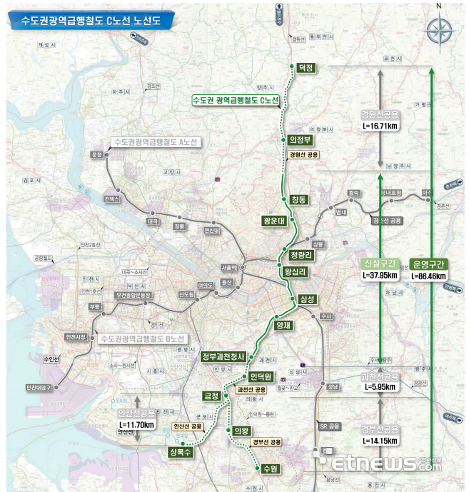 GTX-C 노선. 자료=국토교통부