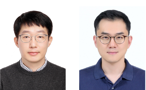 이번연구논문 제1저자인 포항가속기연구소 장호영 박사(왼쪽)와 교신저자 천세환 박사.