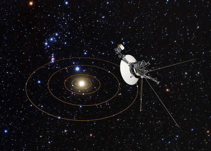 보이저 우주선 상상도. 사진=미 항공우주국(NASA)