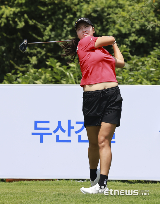 [포토] 한진선, 힘을 실어 보내는 티샷