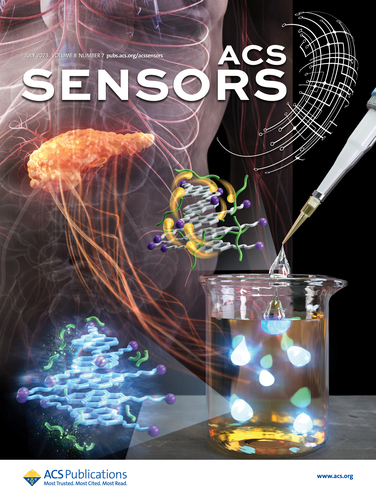 이성호 대구대 교수 연구팀의 연구성과가 실린 'ACS Sensors' 표지논문 이미지