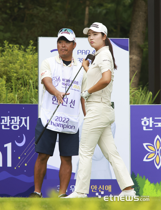 [포토] 한진선, 생각대로 잘 보냈어요