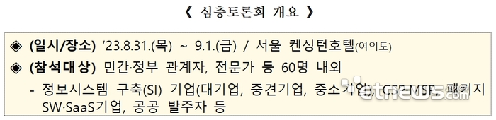 디지털플랫폼정부위원회, 정보화사업 구조 혁신을 위한 심층토론회 개최