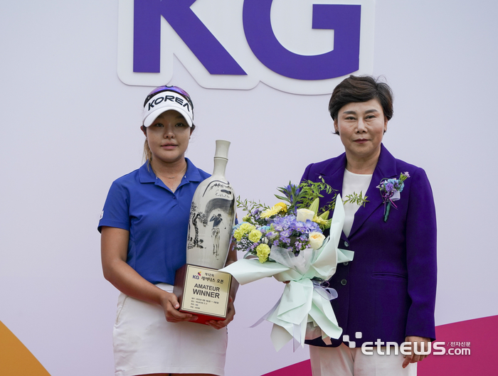 [포토] 임지유, 아마추어 1위 수상 했어요