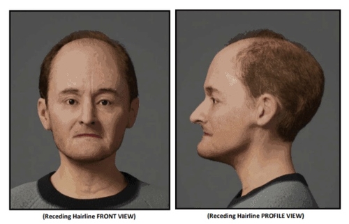 미국 오하이오주립대 그래픽팀 등이 개발한 3D 스캐닝·프린팅 기술로 복원한 신원 미상자 얼굴. (출처:NBC4)
