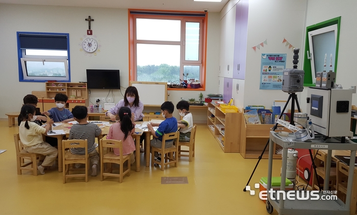 전남보건환경연구원 실내공기질 측정.