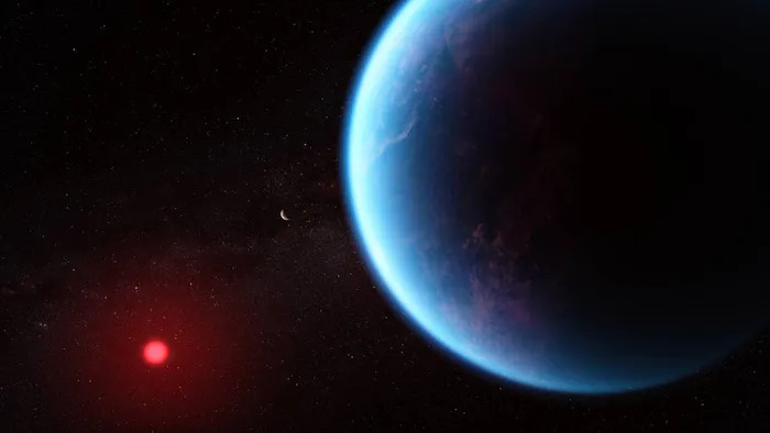 외계 행성 K2-18b 상상도. 사진=미국 항공우주국(NASA)