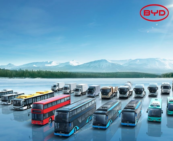 중국 BYD 전기차 라인업.