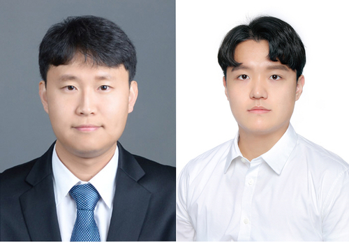 박상현 DGIST 교수(왼쪽)와 강명균 박사과정생