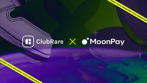 웹3 기반 피지털 커머스 클럽레어(ClubRare)가 자사의 커머스에 문페이(MoonPay) 페이먼트 시스템 을 도입했다. 사진=클럽레어