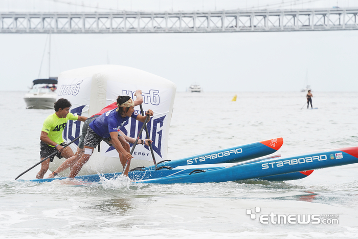 남자 스프린트 300m 경기 모습. 사진=KAPP