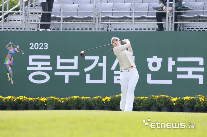 [포토] 김수지, 스폰서 대회 우승을 노린다