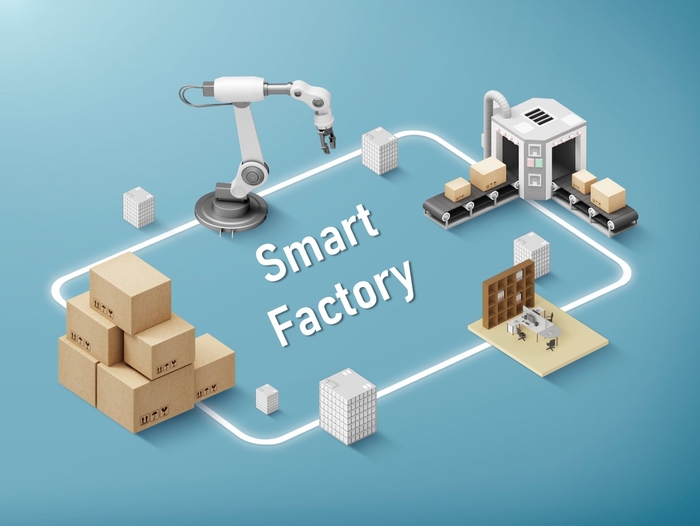 스마트 팩토리 개념도(제공 루커스)