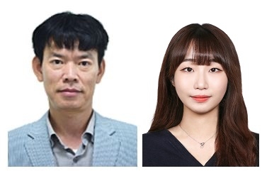 듀얼 이온 전지 내구성을 높이는 데 성공한 연구팀. 왼쪽부터 박수진 교수, 통합과정 강지은 씨.