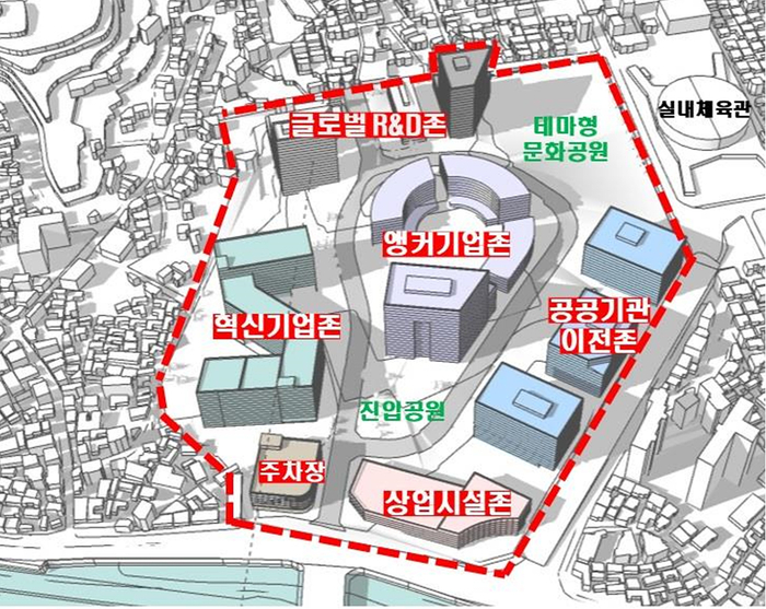 도심융합특구 (구)경북도청 후적지 공간구상