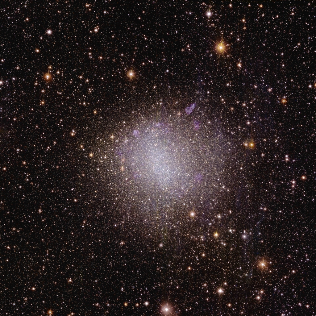 유클리드로 촬영한 'NGC 6822'. 사진=유럽우주국(ESA)