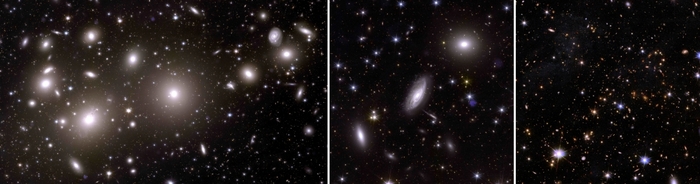 유클리드로 촬영한 페르세우스 은하단 확대 이미지. 사진=유럽우주국(ESA)