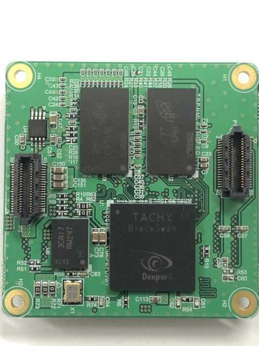 디퍼아이가 양산한 엣지형 AI 반도체 Tachy-BS402를 적용해 응용한 SOC 모듈. 사진=디퍼아이