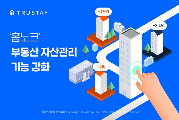 트러스테이, '홈노크' 부동산 자산관리 기능 강화