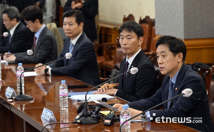 금융지주간담회서 모두발언하는 김주현 금융위원장