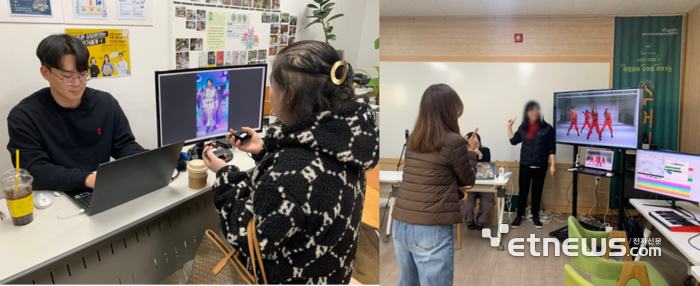 홍진혁 GIST 융합기술학제학부 소속 '팀 지스트(team GIST) 연구책임자 교수가 주관기관으로 진행한 리빙랩 현장 모습.