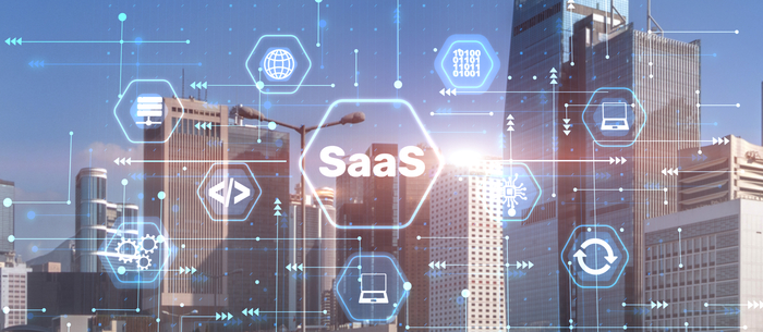 SaaS, Software as a Service.