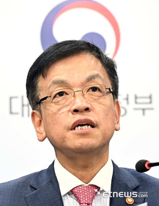 2024 경제정책방향 발표하는 최상목