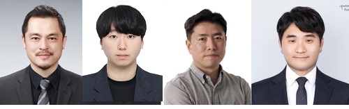 왼쪽부터 김종규 교수, 통합과정 김재림 씨, 김용태 교수, 정상문 박사