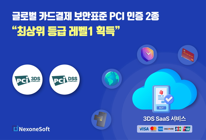 넥스원소프트, 글로벌 결제 표준 'PCI 인증' 2종 획득