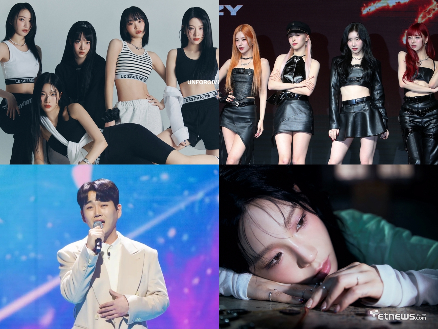 르세라핌·ITZY·황영웅·태연, 2024년 2주차 써클차트 정상