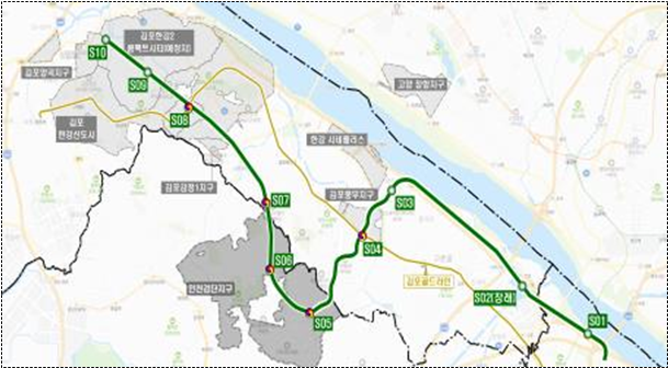 5호선 연장 조정안 내놨다…'검단 2개역, 인천 불로→김포 감정'