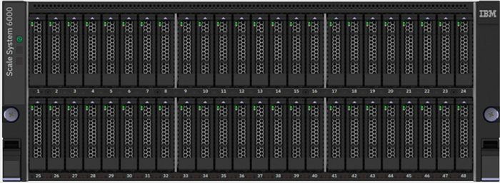 IBM 스토리지 스케일 시스템 6000.